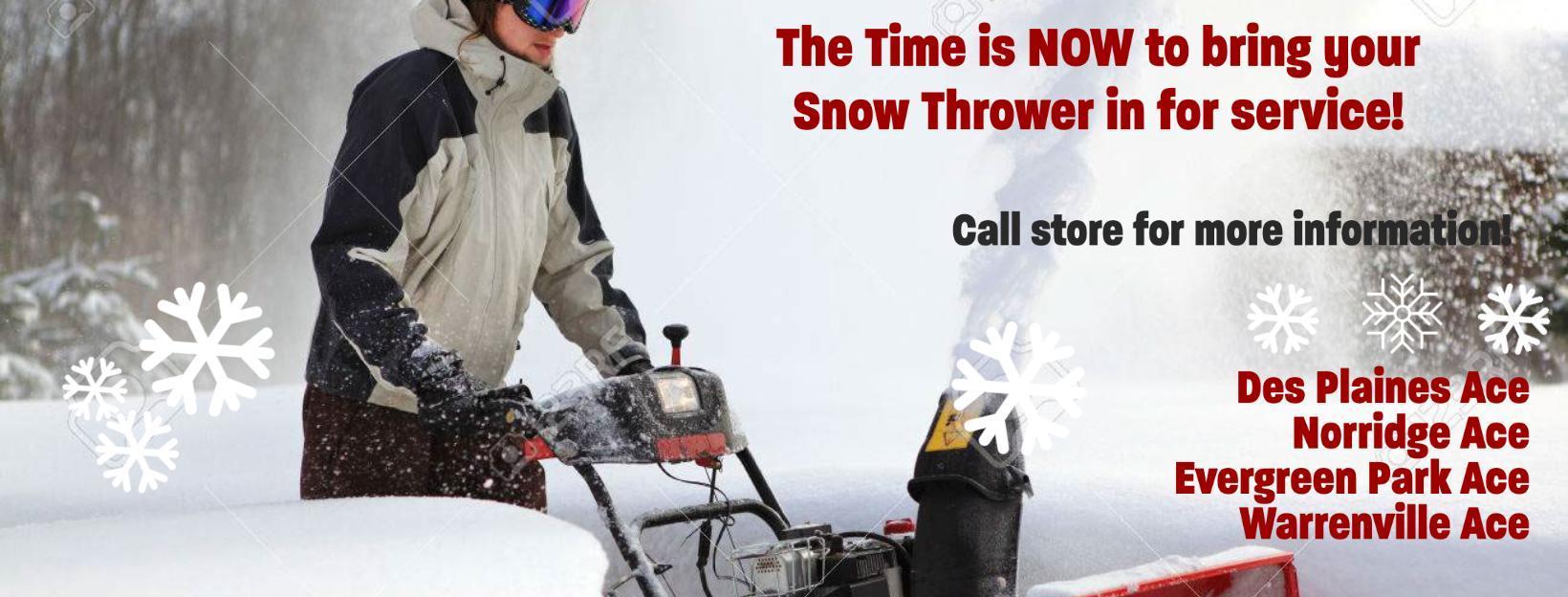 SMALL ENGINE SNOW BLOWER REPAIR CHICAGO